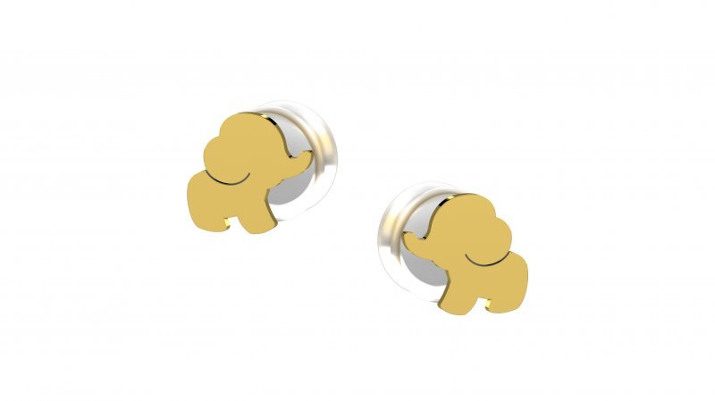 Ohrring mit Elefant