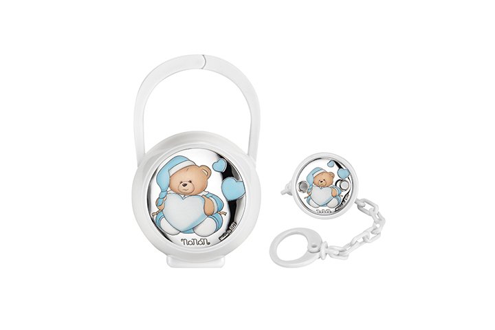 Pacifier Holder Set - Lightblue