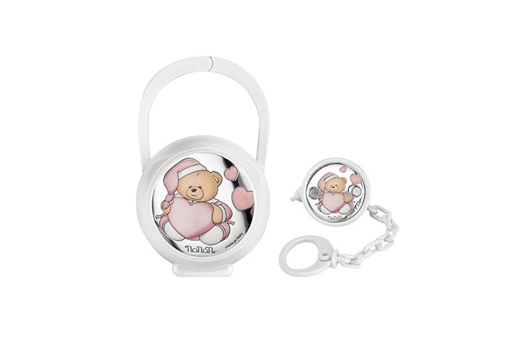 Pacifier Holder Set - Pink_5499