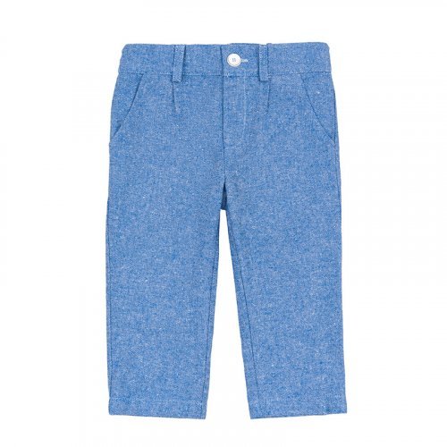 Pantalone classico azzurro_7741
