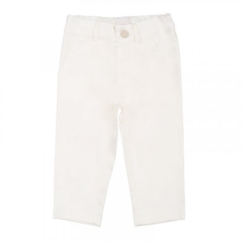 Pantalone classico bianco