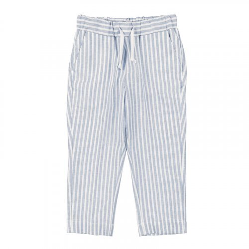 Pantalone Rigato Azzurro