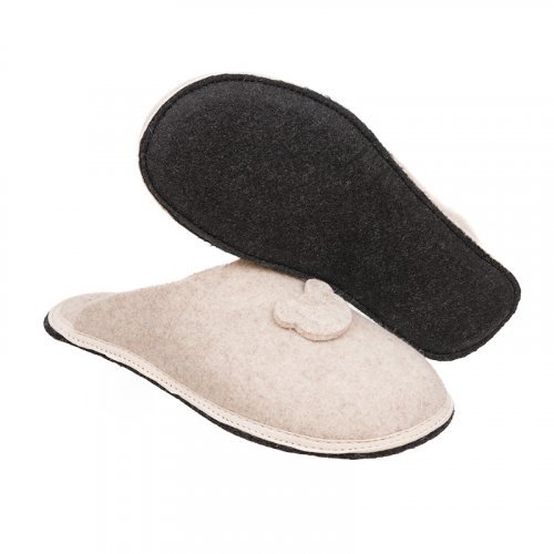 Zapatilla de crema_7413