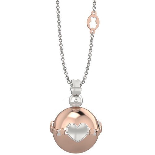 Pendant with boule rose gold color_2283