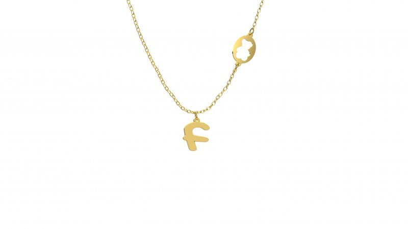 Pendant with "F" Letter_2618