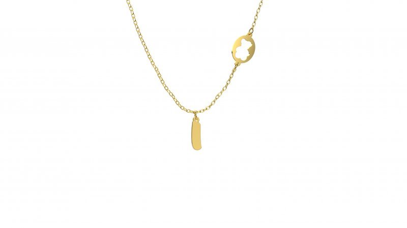 Pendant with "I" Letter_2622