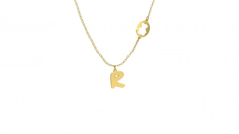 Pendant with "R" Letter_2634