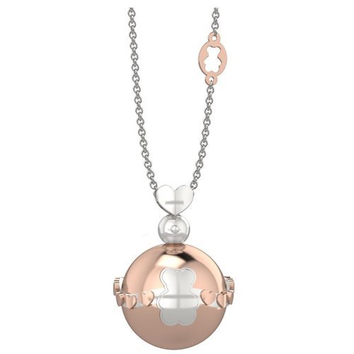 Pendant with boule rose gold color