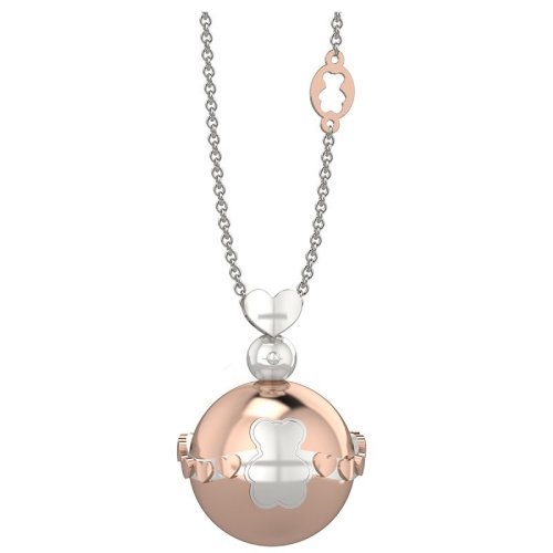 Pendant with boule rose gold color_2279
