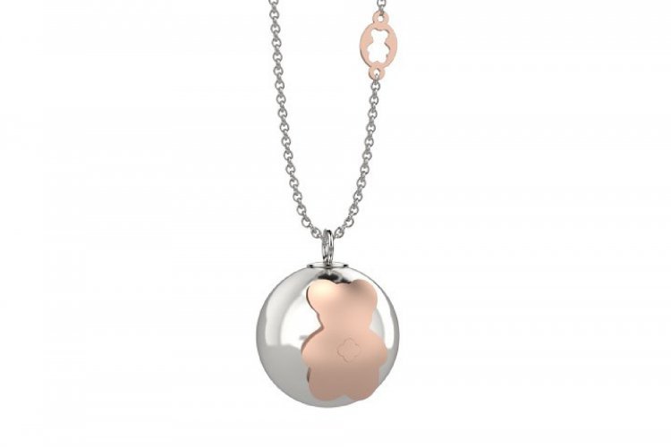 Pendant with sphere steel made_2185