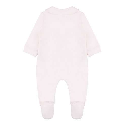 Pink BabyGro Front Opening with Bear and Moon_969
