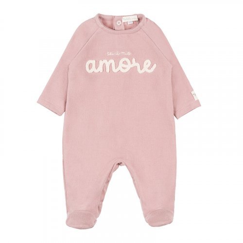 Pink Babygro with Inscription