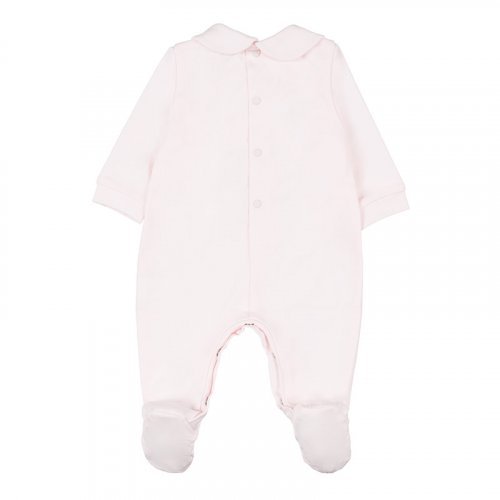 Pink Babygro with Teddy_5408