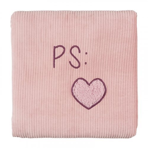 Pink Blanket with Writing_1599