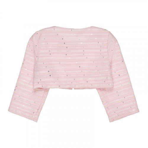 Pink cardigan with rose_8204