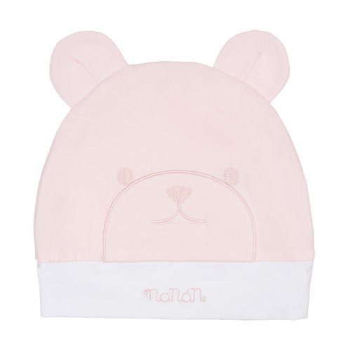 Pink hat with bear and ears
