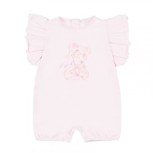 Pink Jersey Romper with Teddy_4955