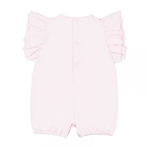 Pink Jersey Romper with Teddy_4956