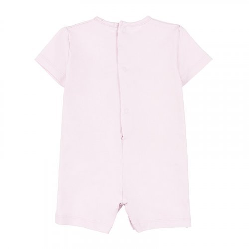 Pink Jersey Romper with Teddy_4390