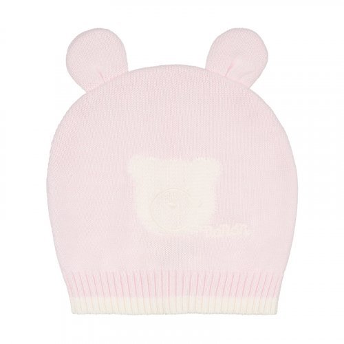 Pink Knitted Hat With Ears