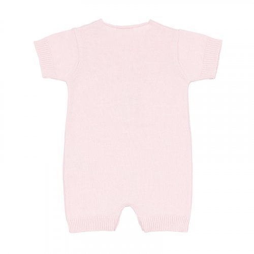 Pink Knitted Romper with Teddy_4306