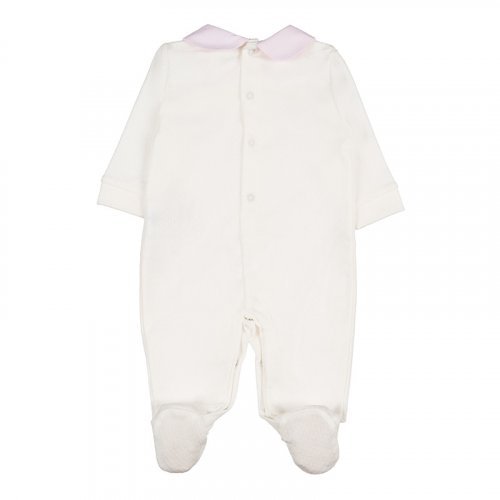 Pink organic babygro_7249