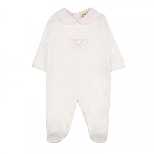 Pink organic babygro_7250