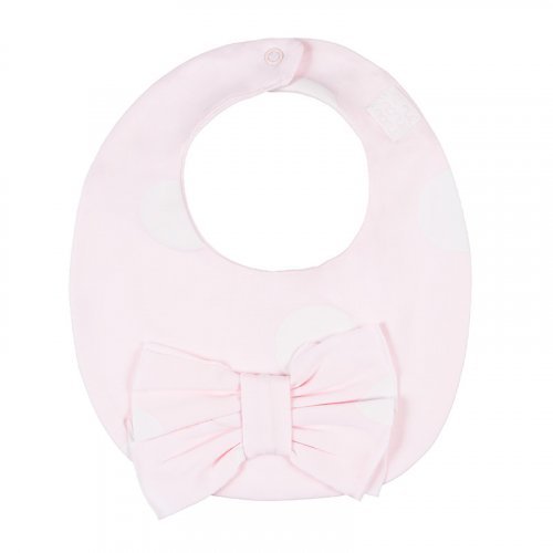 Pink Polka Dotted Bib