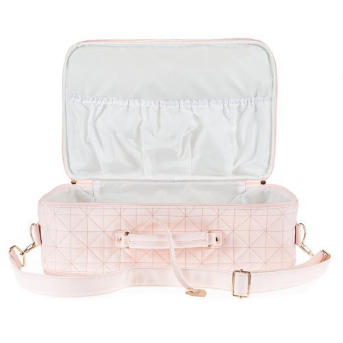 Pink quilted Mom Bag in eco leather_860