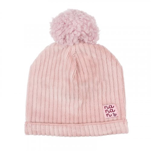 Pink Ribbed Hat_1593