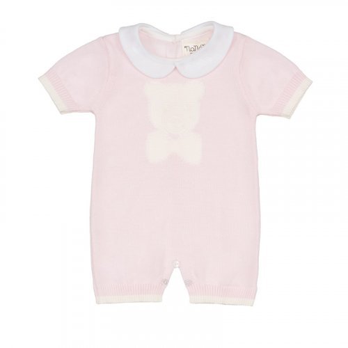 Pink romper with wire bear_7504