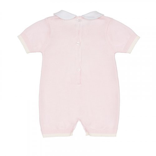 Pink romper with wire bear_7505