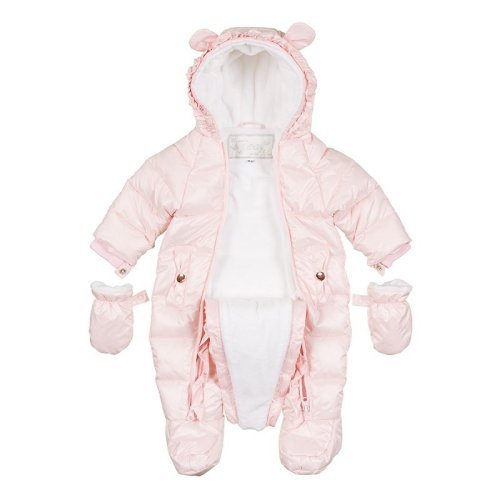 Pink Rosellina Padded Baby Gro_939