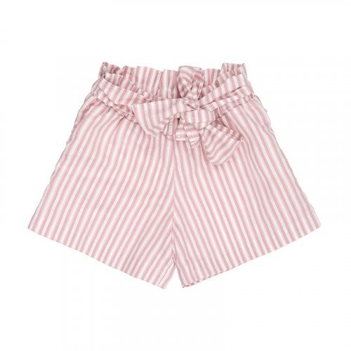 Pink striped shorts
