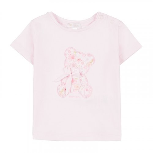 Pink T-shirt with Teddy