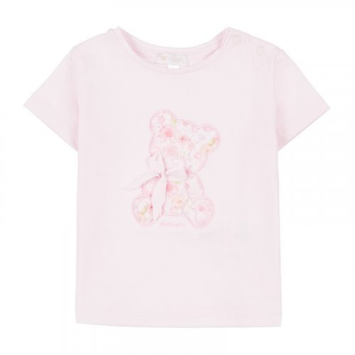 Pink T-shirt with Teddy