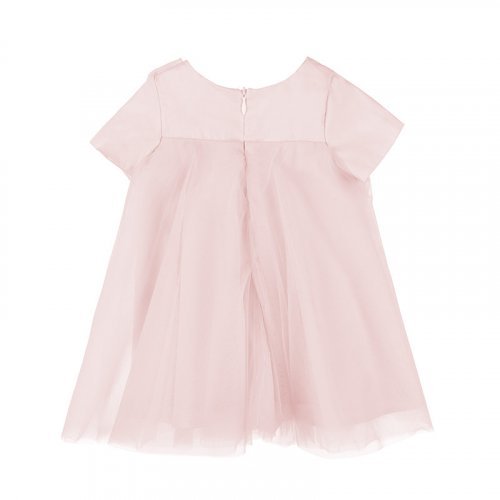 Pink Tulle Dress with Bow_4975