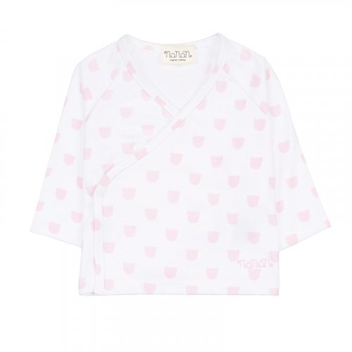 Pink two-piece babygro