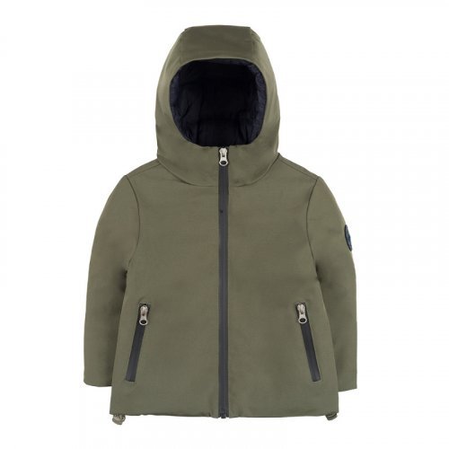 Piumino verde