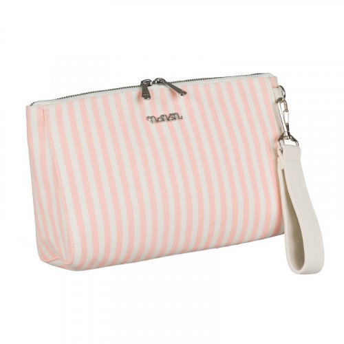 Pochette in pink canvas_9164