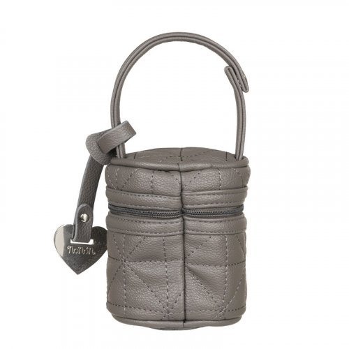 Porta chupete acolchado gris_9363