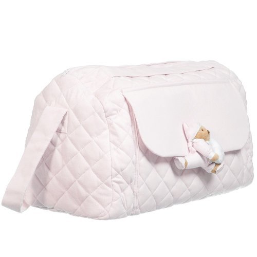 Puccio fabric mum bag pink