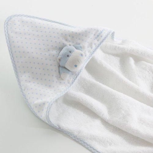 Puccio light blue newborn Bathrobe