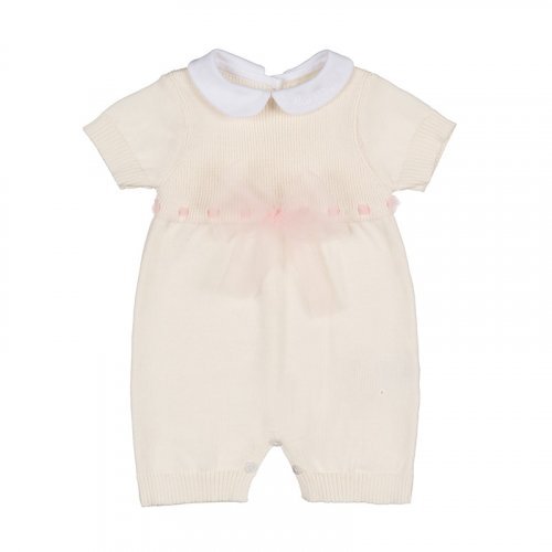 Romper w/pink bow_7928