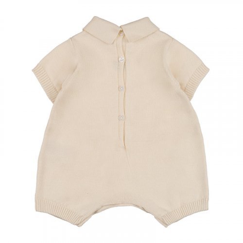 Romper with collar and embroidery_12156