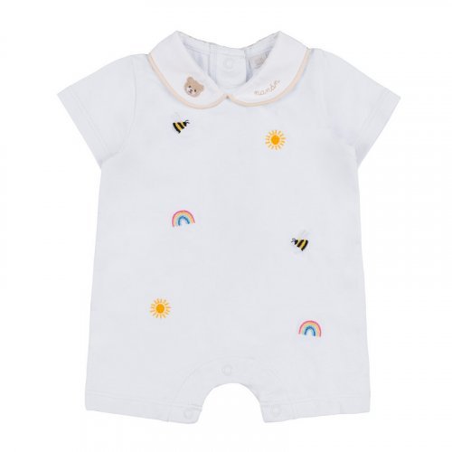 Romper with graphics and collar_11987