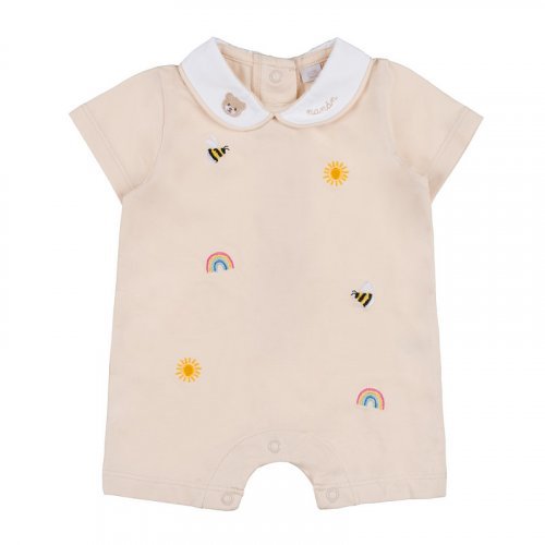 Romper with graphics and collar_12434