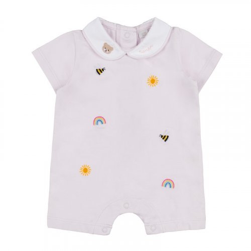 Romper with graphics and collar_12457