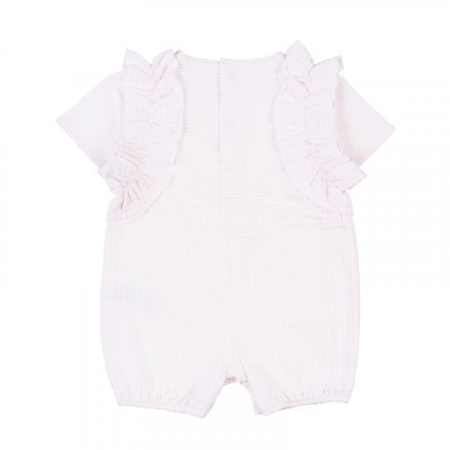 Pink and Tartan Romper_4858