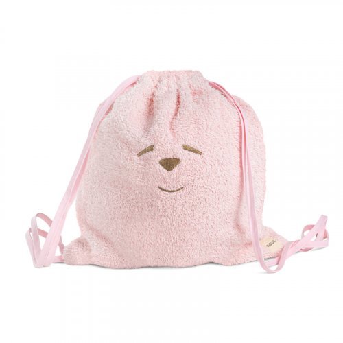 Sponge-Rucksack mit rosa Handtuch für den Kindergarten